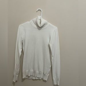 White Calvin Klein Turtleneck